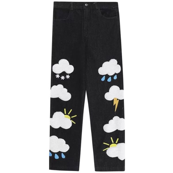 Cloud Patch Jeans